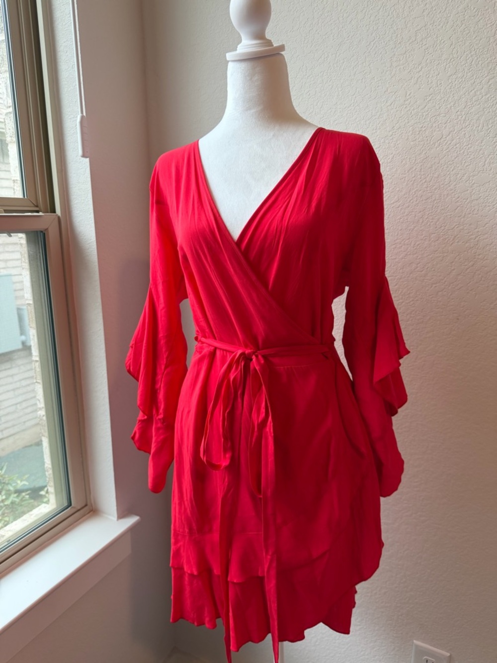 Melissa Odabash Red Wrap Dress New